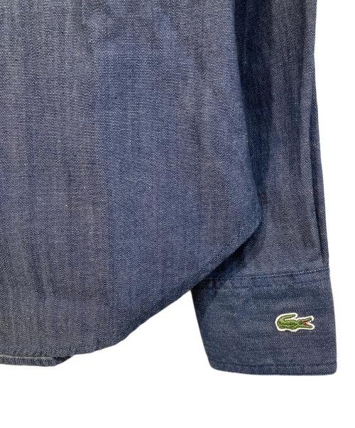 LACOSTE（ラコステ）LACOSTE (ラコステ) デニムシャツ インディゴ サイズ:36の古着・服飾アイテム