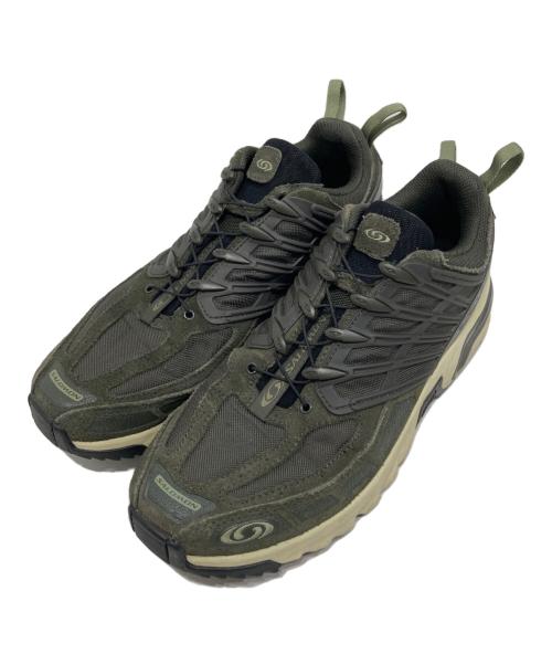 SALOMON（サロモン）SALOMON (サロモン) ACS PRO LTR スニーカー/エーシーエス・プロ・レザースニーカー グリーン サイズ:SIZE 26.5cmの古着・服飾アイテム
