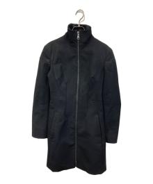 PRADA SPORTS（プラダスポーツ）の古着「ジップスリムコート」｜ブラック