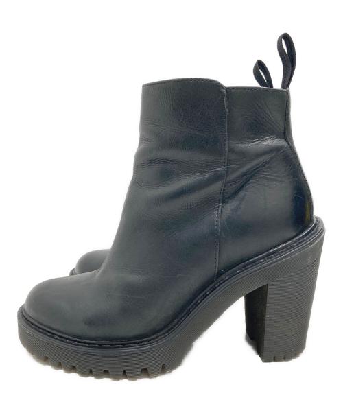 Dr.Martens（ドクターマーチン）Dr.Martens (ドクターマーチン) マグダレナヒールブーツ ブラック サイズ:SIZE UK5の古着・服飾アイテム