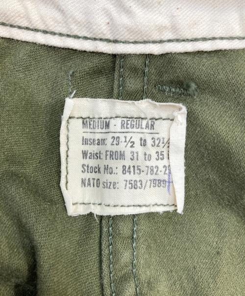 US ARMY（ユーエスアーミー）US ARMY (ユーエスアーミー) M-65フィールドカーゴパンツ グリーン サイズ:FREEの古着・服飾アイテム