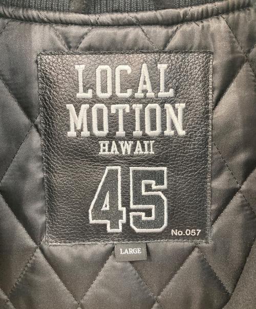 LOCAL MOTION（ローカルモーション）LOCAL MOTION (ローカルモーション) 45スタジャン ブラック サイズ:SIZE L 未使用品の古着・服飾アイテム
