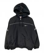 NIKE×SUPREMEナイキ×シュプリーム）の古着「Nylon Hooded Jacket "Black"/ナイロン・フーデッド・ジャケット・ブラック」｜ブラック