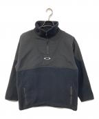 OAKLEYオークリー）の古着「90’s SOFTWARE ハーフジップフリースジャケット」｜ブラック