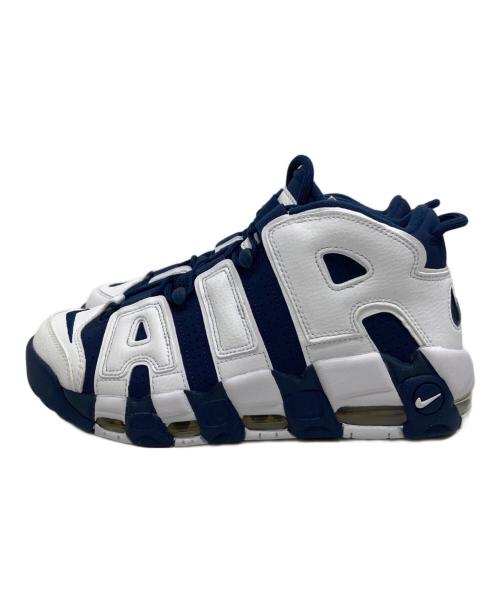 NIKE（ナイキ）NIKE (ナイキ) AIR MORE UPTEMPO 96 OLYMPIC/ナイキ エア モア アップテンポ ナインティシックスオリンピック ネイビー×ホワイト サイズ:SIZE 26cmの古着・服飾アイテム
