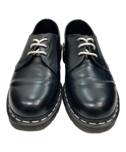 Dr.Martens（ドクターマーチン）Dr.Martens (ドクターマーチン) 1461 ホワイトステッチ 3 ホール シューズ ブラック サイズ:UK 7の古着・服飾アイテム