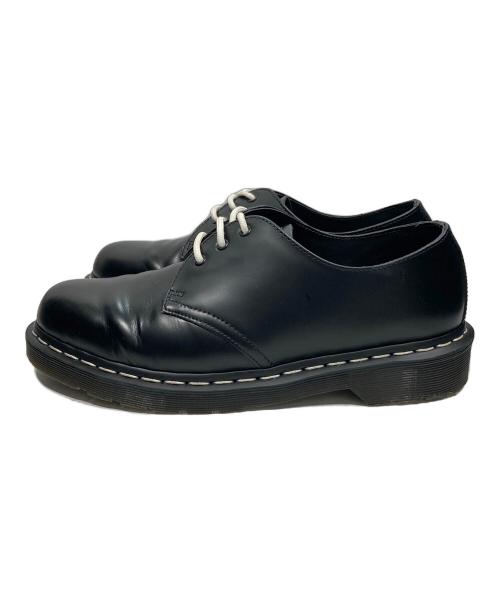 Dr.Martens（ドクターマーチン）Dr.Martens (ドクターマーチン) 1461 ホワイトステッチ 3 ホール シューズ ブラック サイズ:UK 7の古着・服飾アイテム