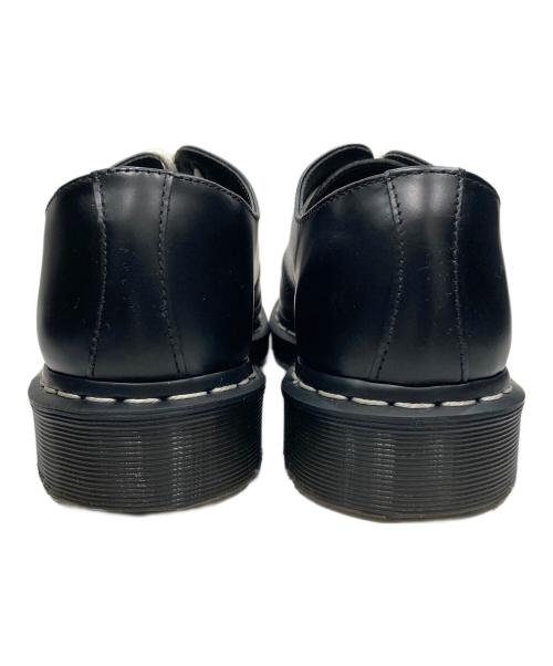 Dr.Martens（ドクターマーチン）Dr.Martens (ドクターマーチン) 1461 ホワイトステッチ 3 ホール シューズ ブラック サイズ:UK 7の古着・服飾アイテム