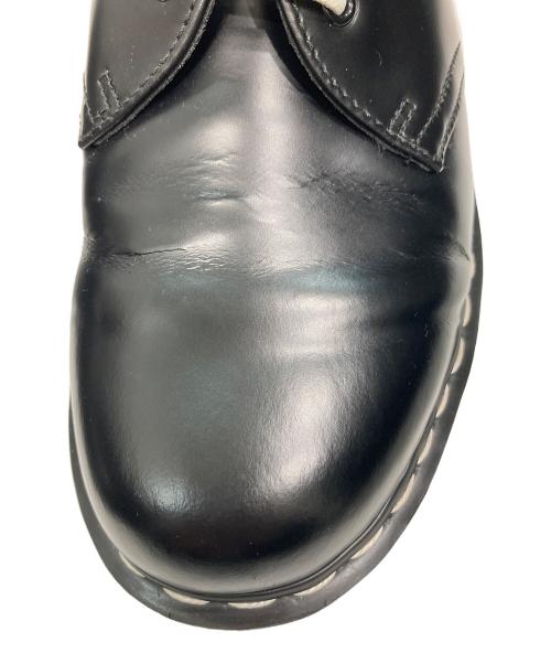Dr.Martens（ドクターマーチン）Dr.Martens (ドクターマーチン) 1461 ホワイトステッチ 3 ホール シューズ ブラック サイズ:UK 7の古着・服飾アイテム