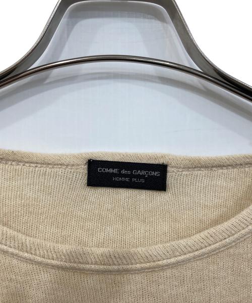 COMME des GARCONS HOMME PLUS（コムデギャルソンオムプリュス）COMME des GARCONS HOMME PLUS (コムデギャルソンオムプリュス) コットンニット アイボリー サイズ:FREEの古着・服飾アイテム