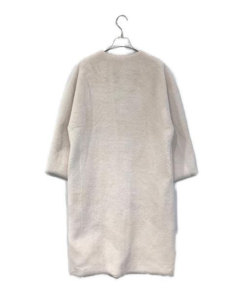 HER LIP TO（ハーリップトゥ）HER LIP TO (ハーリップトゥ) Faux Fur Reversible Coat/フォー・ファー・リバーシブル・コート ホワイト サイズ:SIZE Mの古着・服飾アイテム