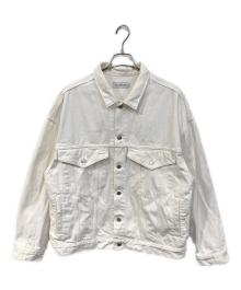 COOTIE PRODUCTIONS（クーティープロダクツ）の古着「3rd Type Denim Jacket/サード・タイプ・デニム・ジャケット」｜ホワイト