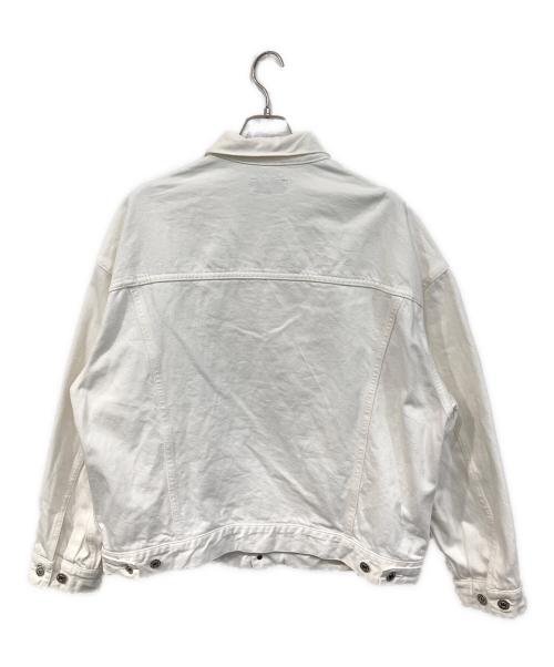 COOTIE PRODUCTIONS（クーティープロダクツ）COOTIE PRODUCTIONS (クーティープロダクツ) 3rd Type Denim Jacket/サード・タイプ・デニム・ジャケット ホワイト サイズ:SIZE Mの古着・服飾アイテム