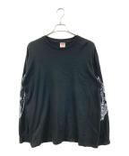 SUPREMEシュプリーム）の古着「ANTIHERO Eagle L/S Tee/アンタイヒーロー・イーグル・ロングスリーブ・ティー」｜ブラック