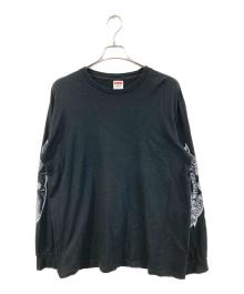 SUPREME（シュプリーム）の古着「ANTIHERO Eagle L/S Tee/アンタイヒーロー・イーグル・ロングスリーブ・ティー」｜ブラック