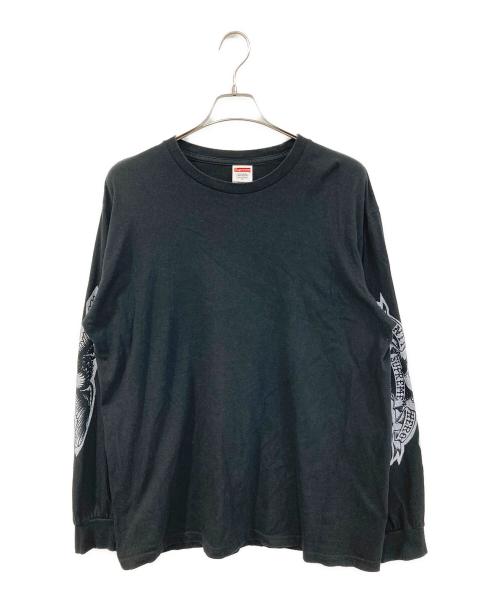 SUPREME（シュプリーム）SUPREME (シュプリーム) ANTIHERO Eagle L/S Tee/アンタイヒーロー・イーグル・ロングスリーブ・ティー ブラック サイズ:SIZE Lの古着・服飾アイテム