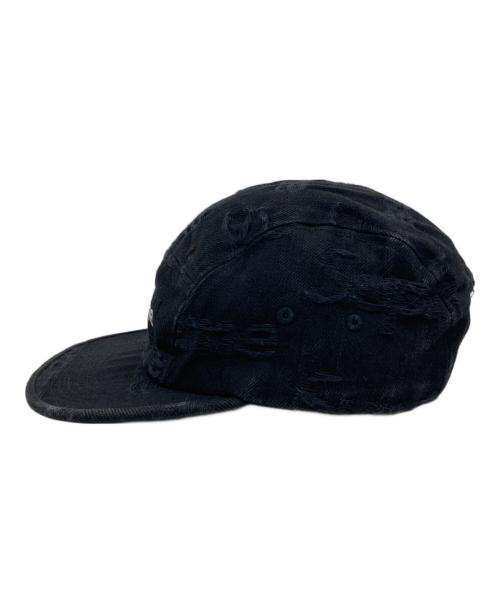 SUPREME（シュプリーム）SUPREME (シュプリーム) Jacquard Logos Denim Camp Cap/シュプリーム ジャカード ロゴ デニム キャンプ キャップ ブラックの古着・服飾アイテム