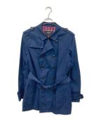 BURBERRY BLACK LABELバーバリーブラックレーベル）の古着「トレンチコート」｜ネイビー