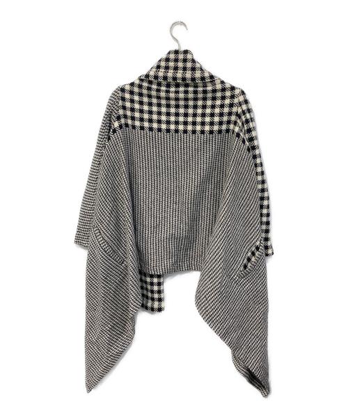 LIMI feu（リミフゥ）LIMI feu (リミフゥ) 千鳥柄コート ホワイト×ブラック サイズ:SIZE Sの古着・服飾アイテム