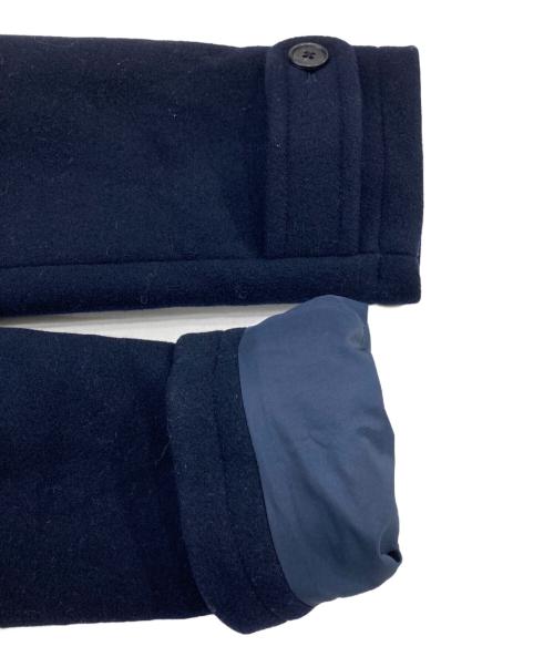SHIPS any（シップスエニィ）SHIPS any (シップスエニィ) PURE WOOL MELTON/ピュア ウール メルトン　 シングル Pコート ネイビー サイズ:SIZE Mの古着・服飾アイテム