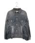 sacai（サカイ）の古着「Denim × MA-1 Jacket/デニム・エムエーワン・ジャケット」｜ブラック