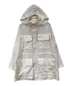 JIL SANDER+ジルサンダープラス）の古着「コットンフーデッドコート」｜ホワイト