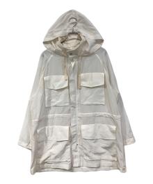 JIL SANDER+（ジルサンダープラス）の古着「コットンフーデッドコート」｜ホワイト