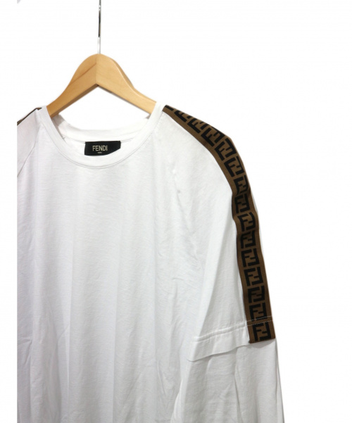 FENDI（フェンディ）FENDI (フェンディ) レイヤードロングスリーブカットソー ネイビー サイズ:XXLの古着・服飾アイテム