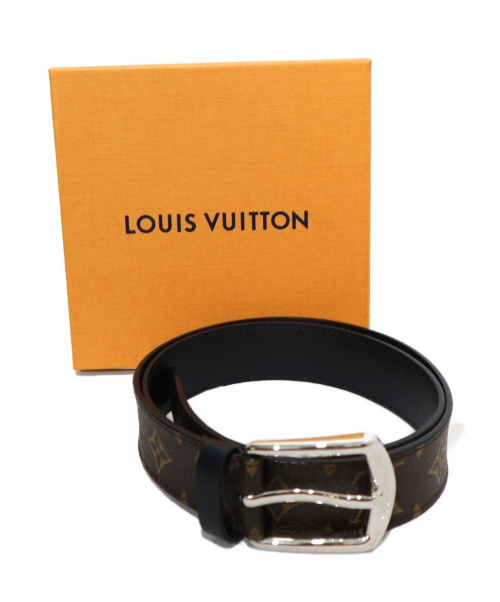 LOUIS VUITTON（ルイ ヴィトン）LOUIS VUITTON (ルイヴィトン) レザーベルト ブラウン モノグラムの古着・服飾アイテム