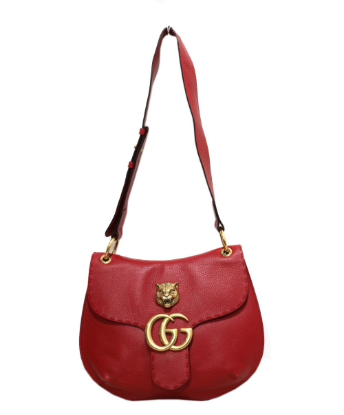 GUCCI（グッチ）GUCCI (グッチ) ショルダーバッグ レッド 409154 .213048の古着・服飾アイテム