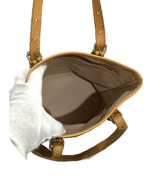 LOUIS VUITTON（ルイ ヴィトン）LOUIS VUITTON (ルイヴィトン) プチ・バケットトートバック ブラウン モノグラム M42238 DK0191の古着・服飾アイテム