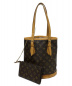 LOUIS VUITTON（ルイヴィトン）の古着「プチ・バケットトートバック」｜ブラウン