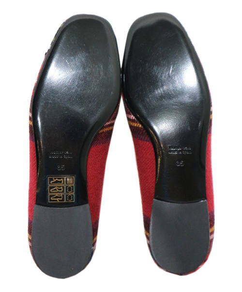 J&M DAVIDSON（ジェイ＆エム デヴィッドソン）J&M DAVIDSON (ジェイエムデビッドソン) パンプス レッド サイズ:35の古着・服飾アイテム