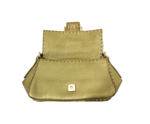 FENDI（フェンディ）FENDI (フェンディ) ショルダーバッグ ゴールド マンマバケット AW0824の古着・服飾アイテム