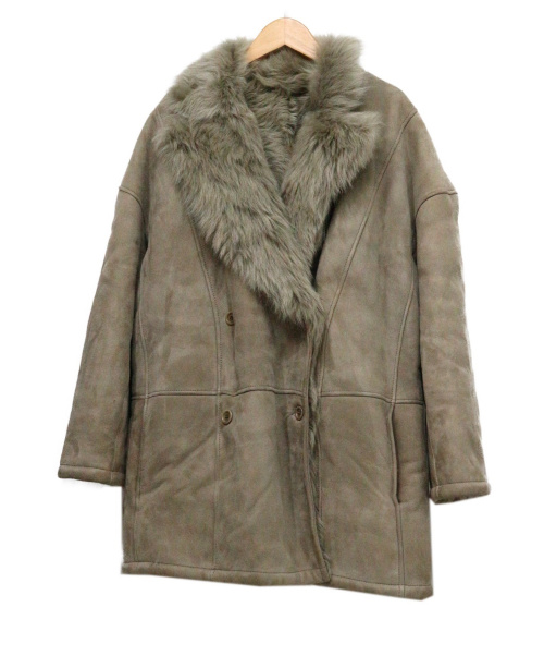 LOEWE（ロエベ）LOEWE (ロエベ) ムートンコート ベージュ サイズ:42の古着・服飾アイテム
