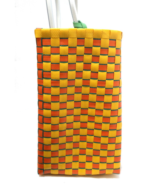 MARNI（マルニ）MARNI (マルニ) カゴバッグ オレンジ×イエロー SHMH005A00の古着・服飾アイテム