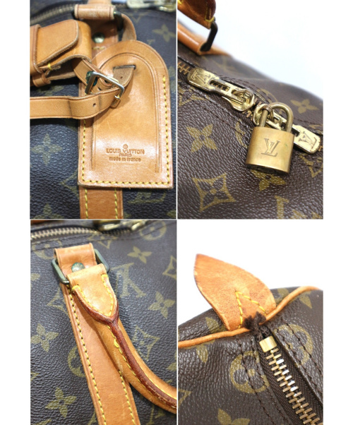 LOUIS VUITTON（ルイ ヴィトン）LOUIS VUITTON (ルイヴィトン) キーポル50 ブラウン ヴィトン　モノグラム VI882の古着・服飾アイテム