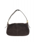 FENDI (フェンディ) スウェードショルダーバッグ ブラウン マンマバケット：32800円