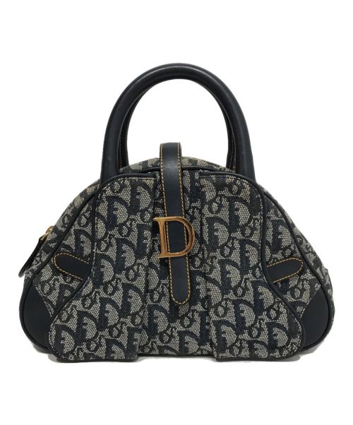 Christian Dior（クリスチャン ディオール）Christian Dior (クリスチャン ディオール) ハンドバッグ ネイビーの古着・服飾アイテム