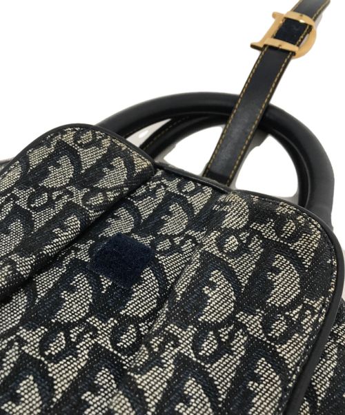 Christian Dior（クリスチャン ディオール）Christian Dior (クリスチャン ディオール) ハンドバッグ ネイビーの古着・服飾アイテム