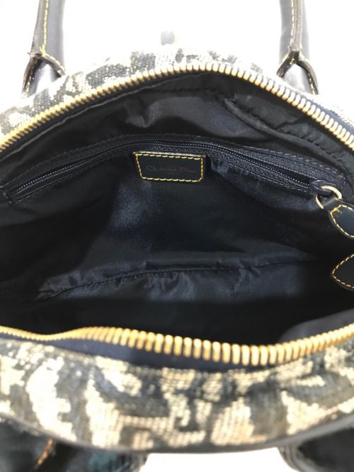 Christian Dior（クリスチャン ディオール）Christian Dior (クリスチャン ディオール) ハンドバッグ ネイビーの古着・服飾アイテム