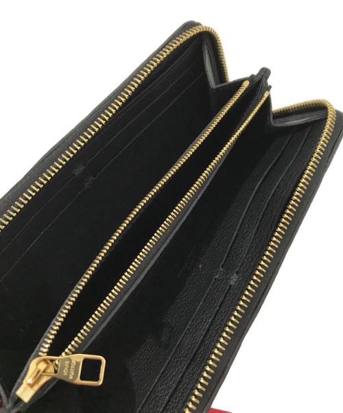 LOUIS VUITTON（ルイ ヴィトン）LOUIS VUITTON (ルイ ヴィトン) ラウンドファスナー長財布 ブラックの古着・服飾アイテム