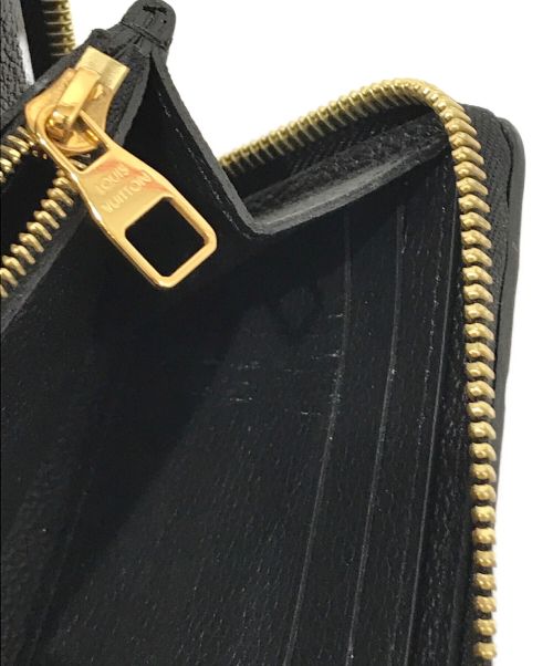 LOUIS VUITTON（ルイ ヴィトン）LOUIS VUITTON (ルイ ヴィトン) ラウンドファスナー長財布 ブラックの古着・服飾アイテム