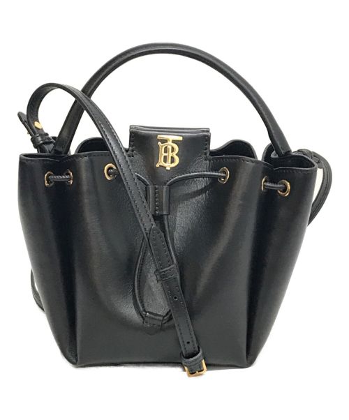 BURBERRY（バーバリー）BURBERRY (バーバリー) 2way バケットバッグ ブラックの古着・服飾アイテム