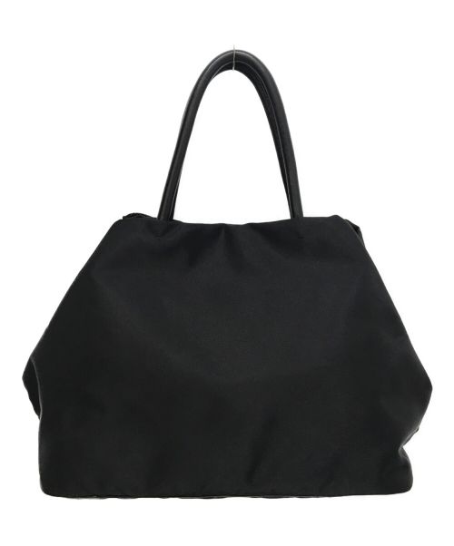 PRADA（プラダ）PRADA (プラダ) 2WAYロゴリボンバッグ ブラックの古着・服飾アイテム