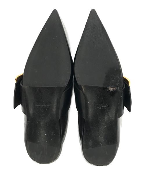 JIL SANDER（ジルサンダー）JIL SANDER (ジルサンダー) タッチストラップレザーローファー ブラック サイズ:35の古着・服飾アイテム