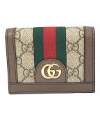 GUCCIグッチ）の古着「コンパクトウォレット」｜ベージュ