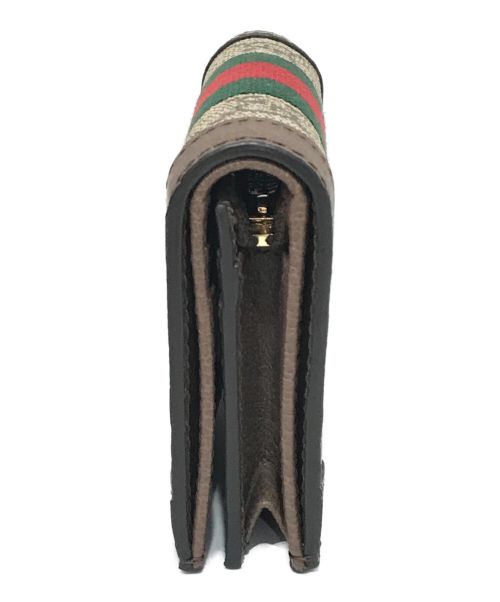 GUCCI（グッチ）GUCCI (グッチ) コンパクトウォレット ベージュの古着・服飾アイテム