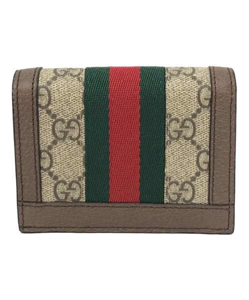 GUCCI（グッチ）GUCCI (グッチ) コンパクトウォレット ベージュの古着・服飾アイテム