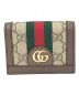 GUCCI（グッチ）の古着「コンパクトウォレット」｜ベージュ